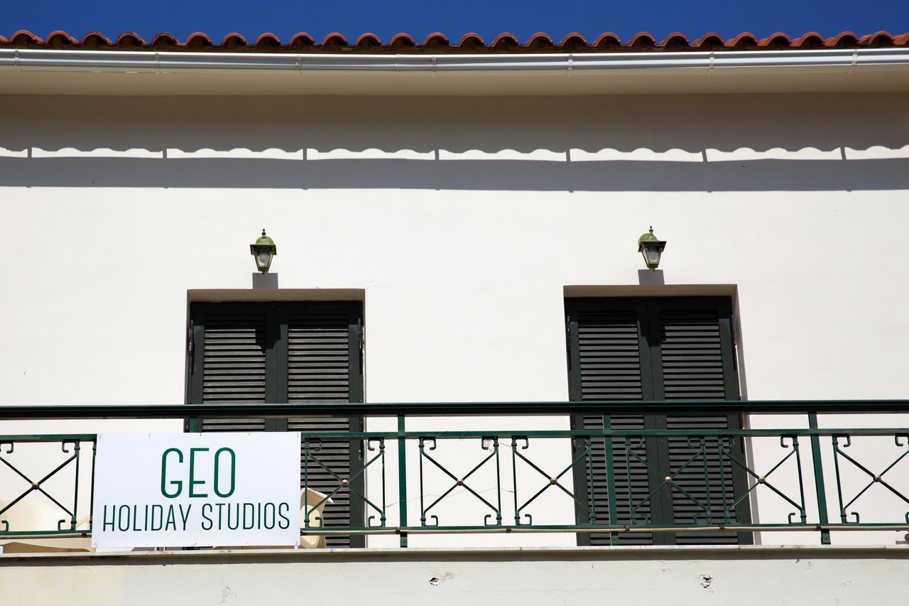 Geo Holiday Studios Kyparissía Eksteriør bilde